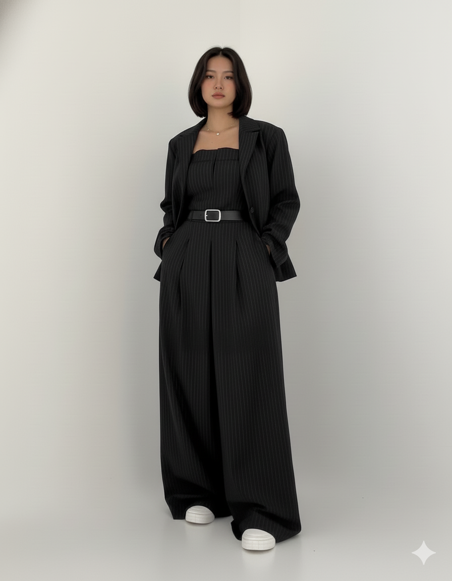 Julia | Conjunto Mujer Bustier + Chaqueta – Estilo Elegante y de Tendencia