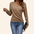 Clarissa™ | Top elegante envolvente con escote en V para Mujer