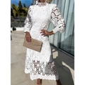 MELINA｜Vestido moderno de encaje