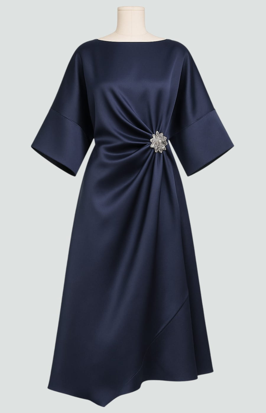 Albertine – Elegante vestido largo de satén de Mujer