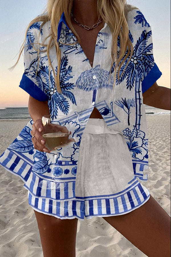 Norellia | Conjunto corto ligero y versátil para el verano para Mujer