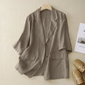 Laurienne™ | Blazer de lino ligero