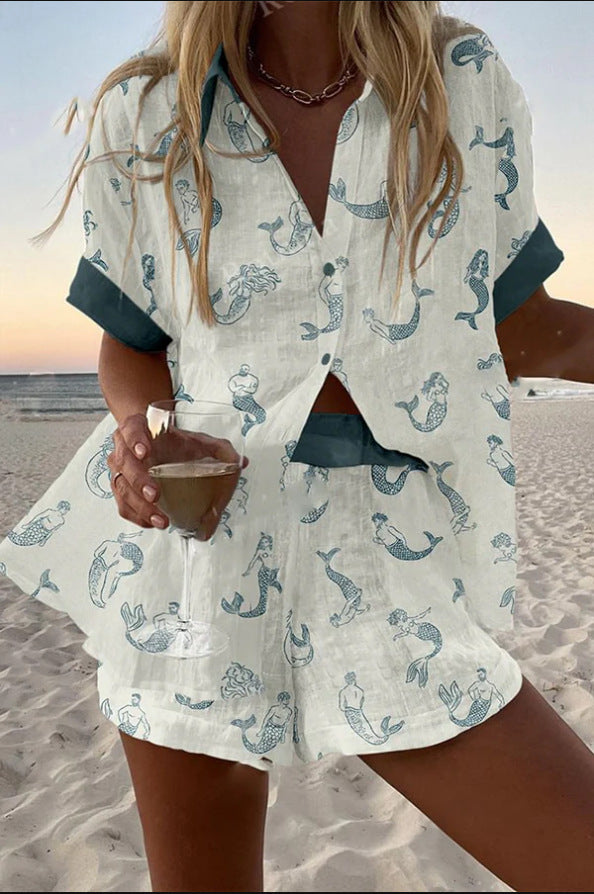 Norellia | Conjunto corto ligero y versátil para el verano para Mujer
