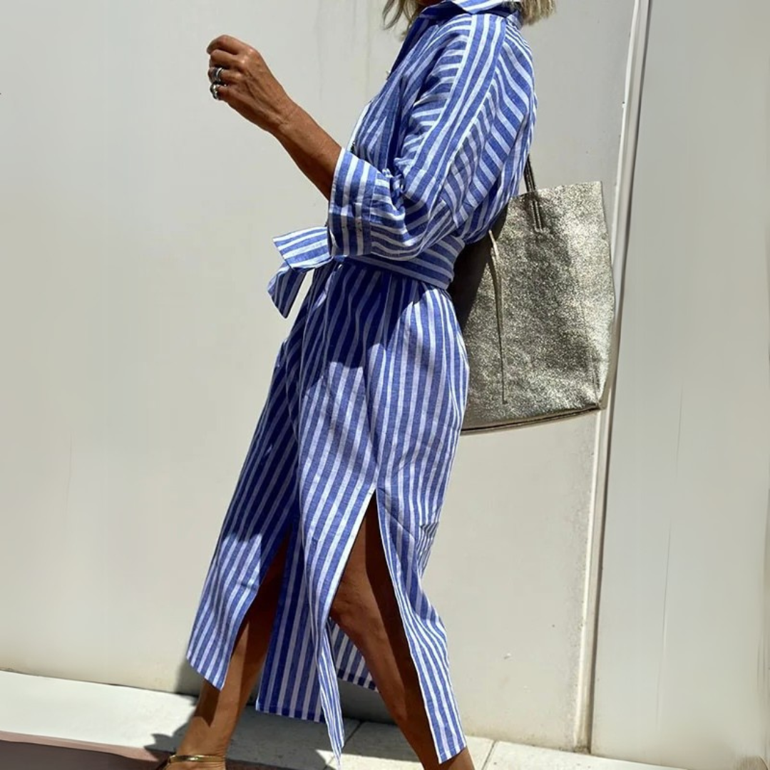 Colen | Vestido de Mujer elegante de rayas