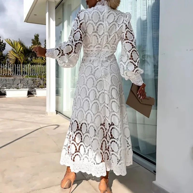 Charlize - Vestido romántico de encaje mujer