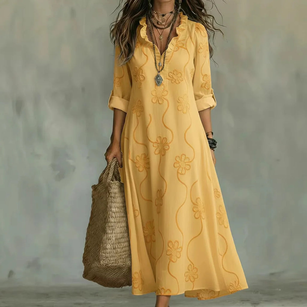 Bobbie - Vestido Maxi Floral para Días de Verano para Mujer