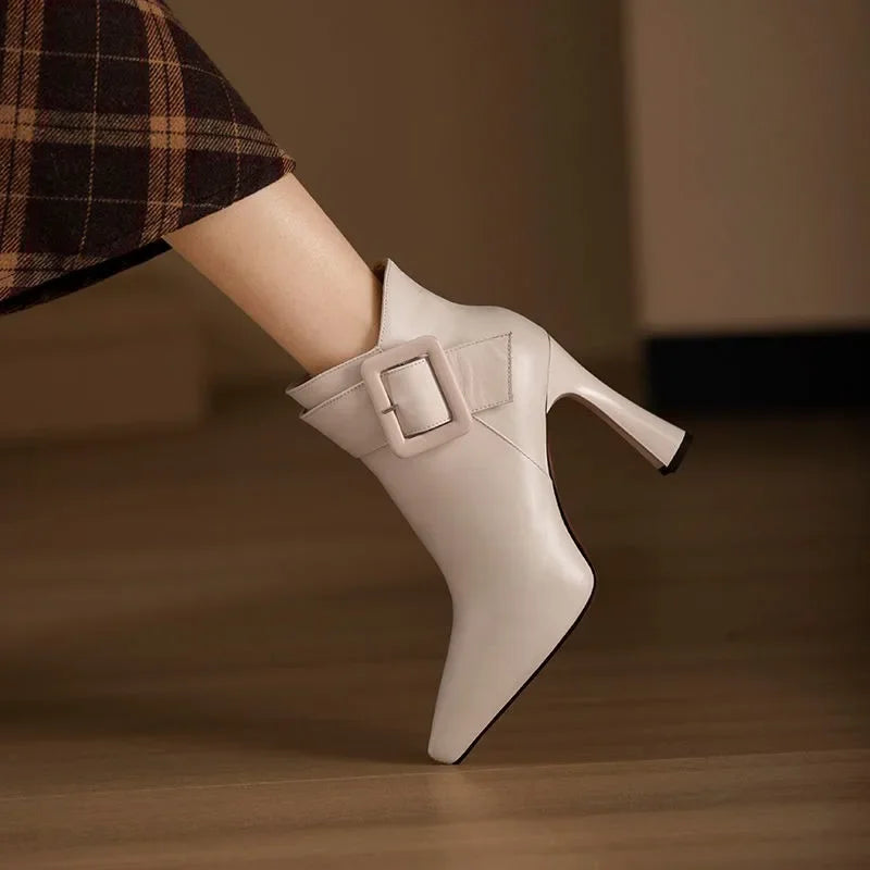 Aveline - Botines con Hebilla para Mujer