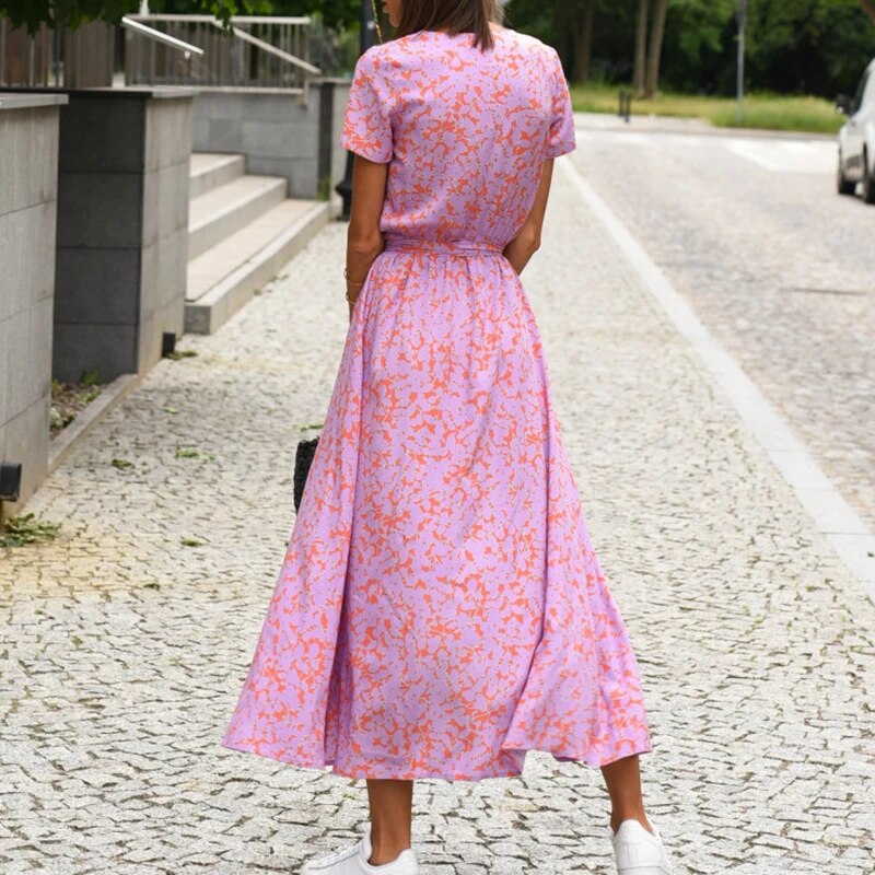Anna -  Vestido de Mujer con estampado floral primavera/verano