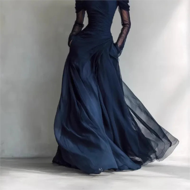 Eleonora • Vestido largo con hombros descubiertos para Mujer