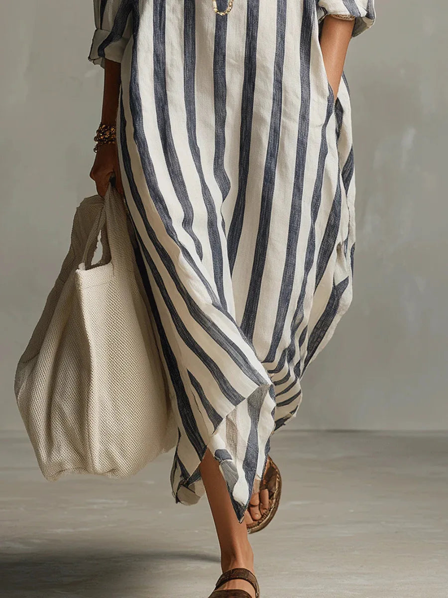 Pepa | Vestido camisero largo para Mujer