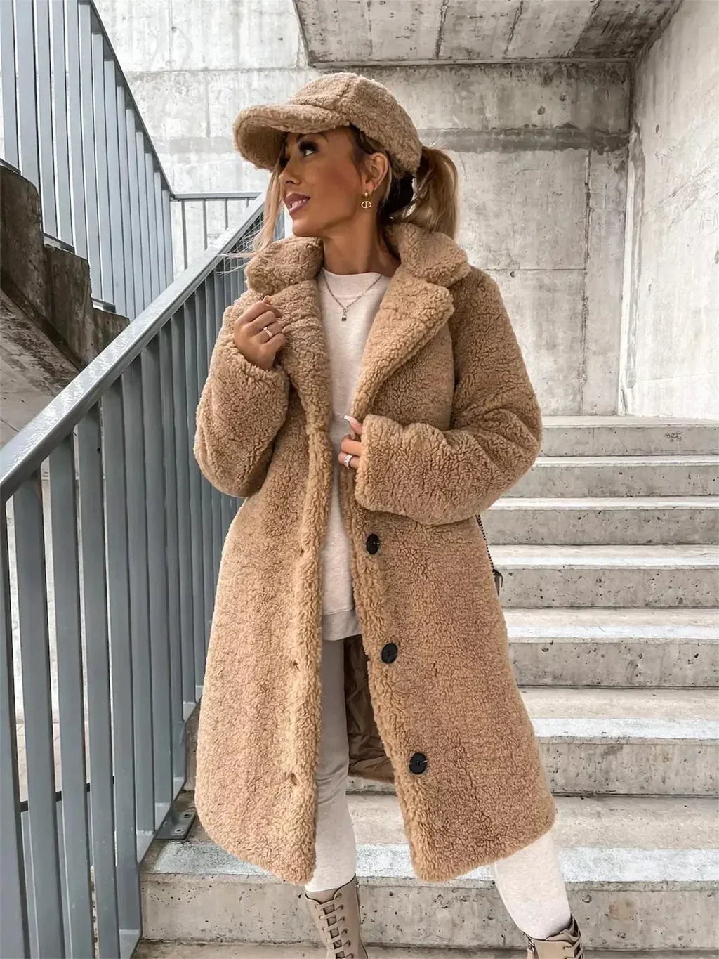 Jessica - Abrigo de peluche