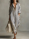 Pepa | Vestido camisero largo para Mujer