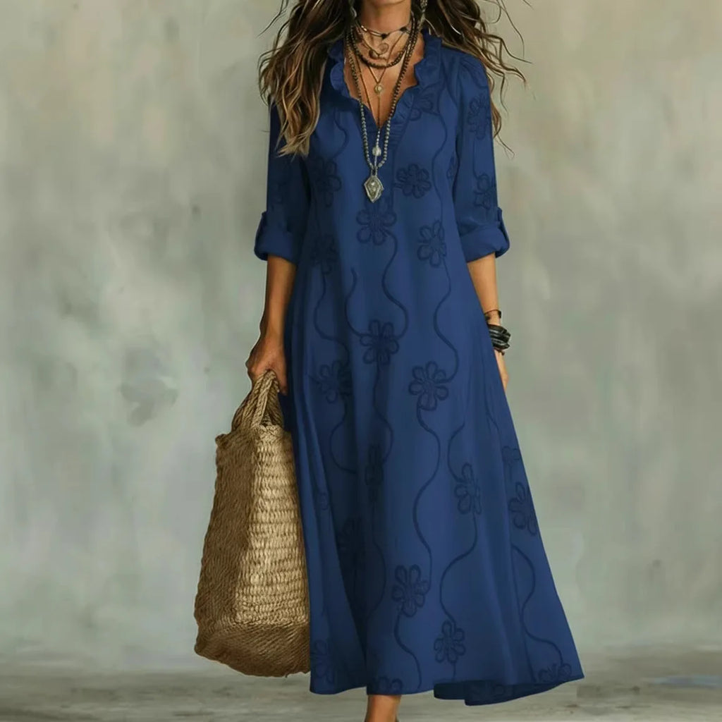 Bobbie - Vestido Maxi Floral para Días de Verano para Mujer