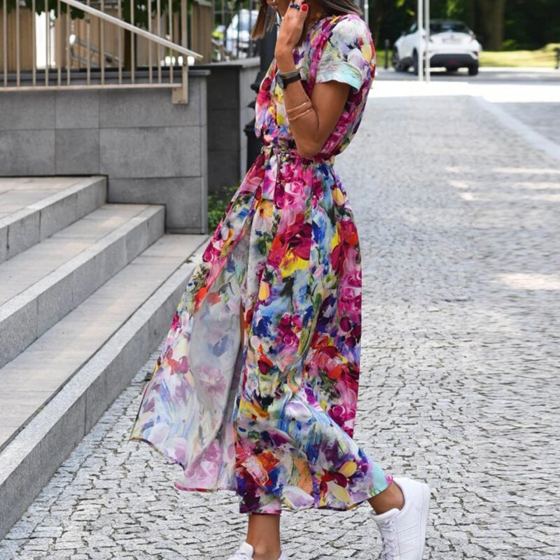 Anna -  Vestido de Mujer con estampado floral primavera/verano