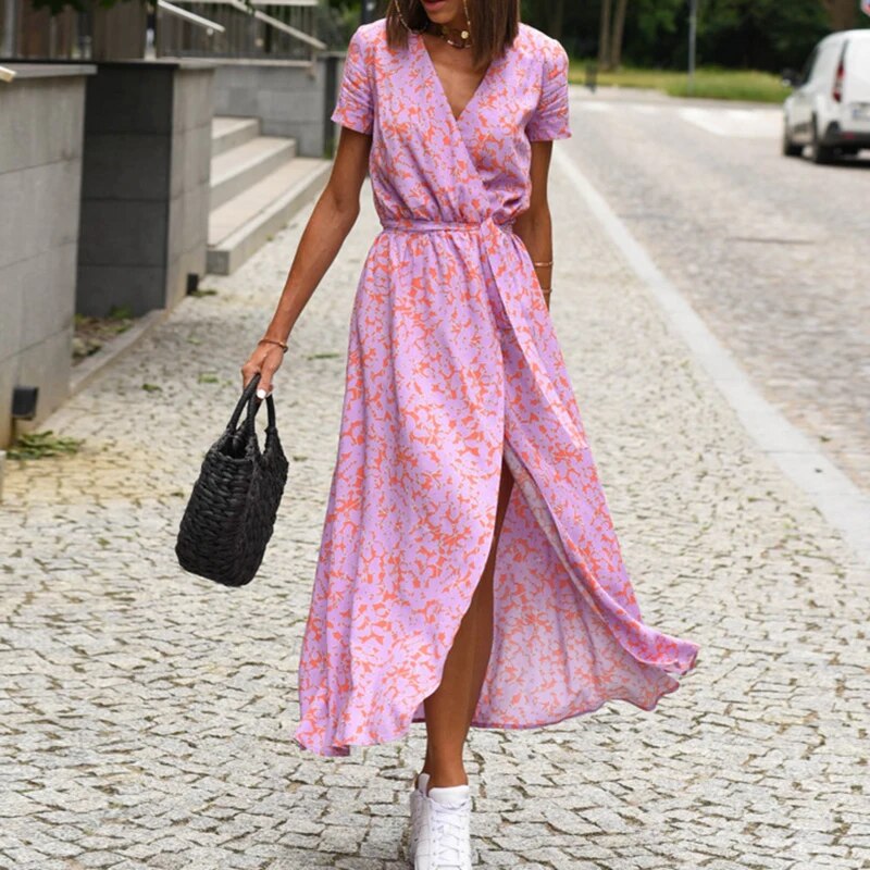 Anna -  Vestido de Mujer con estampado floral primavera/verano