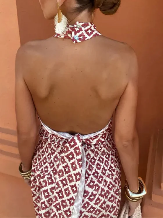 Mickay | Elegante set midi con hombros descubiertos para Mujer