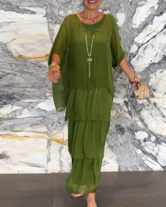 Lara | Elegante Vestido Maxi Fluido para Mujer