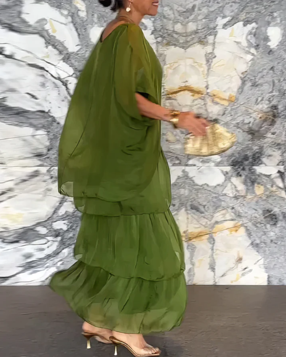 Lara | Elegante Vestido Maxi Fluido para Mujer