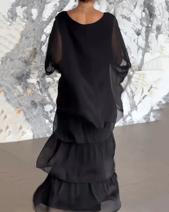 Lara | Elegante Vestido Maxi Fluido para Mujer