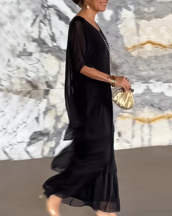 Lara | Elegante Vestido Maxi Fluido para Mujer