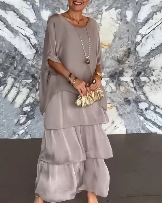 Lara | Elegante Vestido Maxi Fluido para Mujer