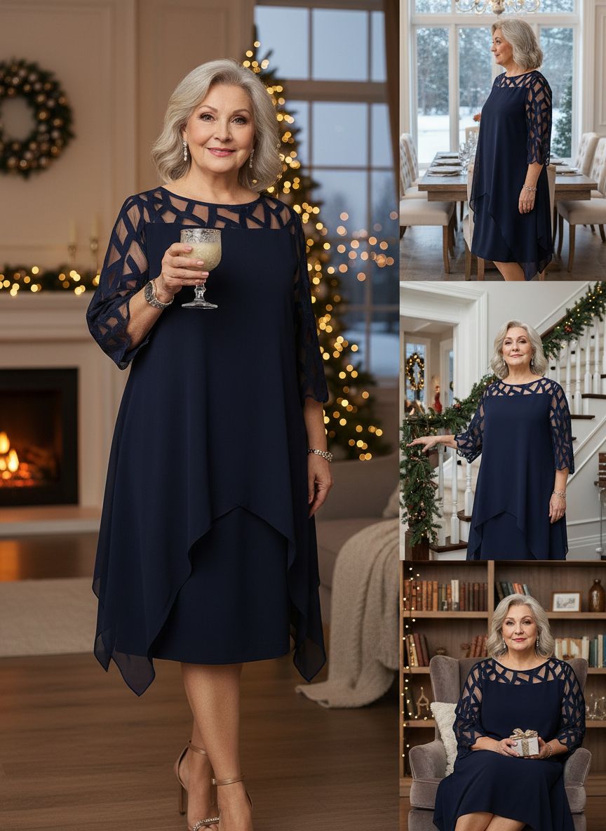 Juliana - Vestido Halagador, Cómodo y Amigable con la Barriga
