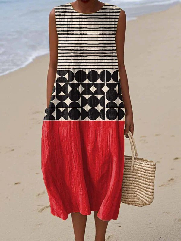 Jane | Vestido de verano ligero y sin mangas para Mujer