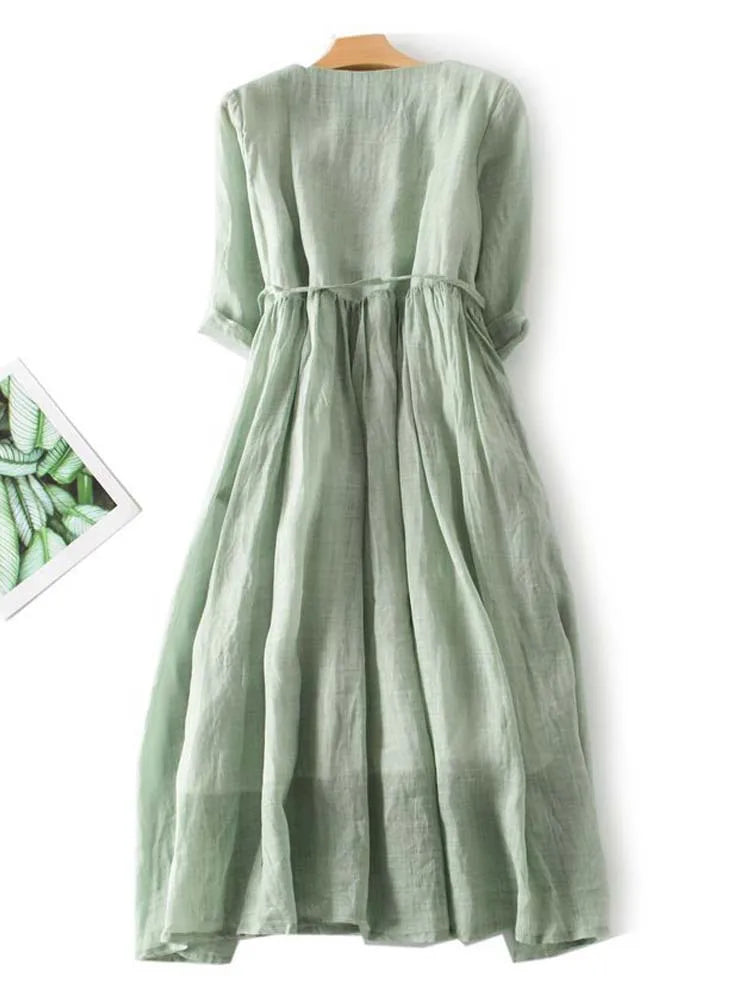 Arya - Vestido vintage con elegancia atemporal para Mujer