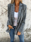 Alicja | Elegante chaqueta de cuadros para Mujer