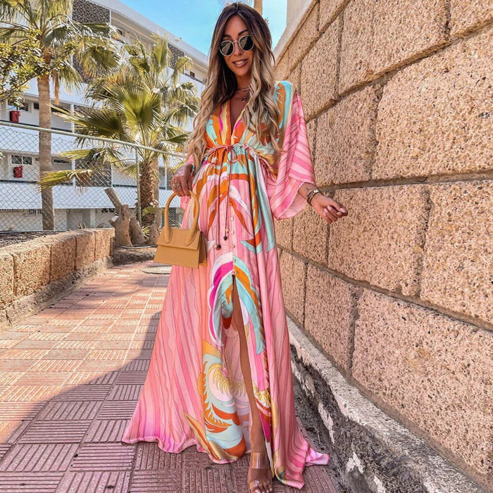 Daria - Túnica Kaftan de Vacaciones para Mujer