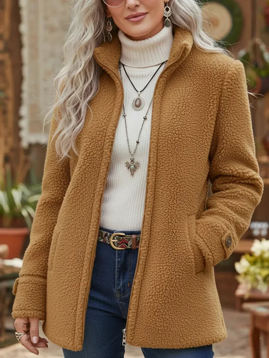 Annelies – Chaqueta de Mujer suave con cremallera