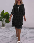 Auterelle | Vestido elegante con lunares