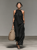 Lua | Vestido Maxi con Bolsillos para Mujer