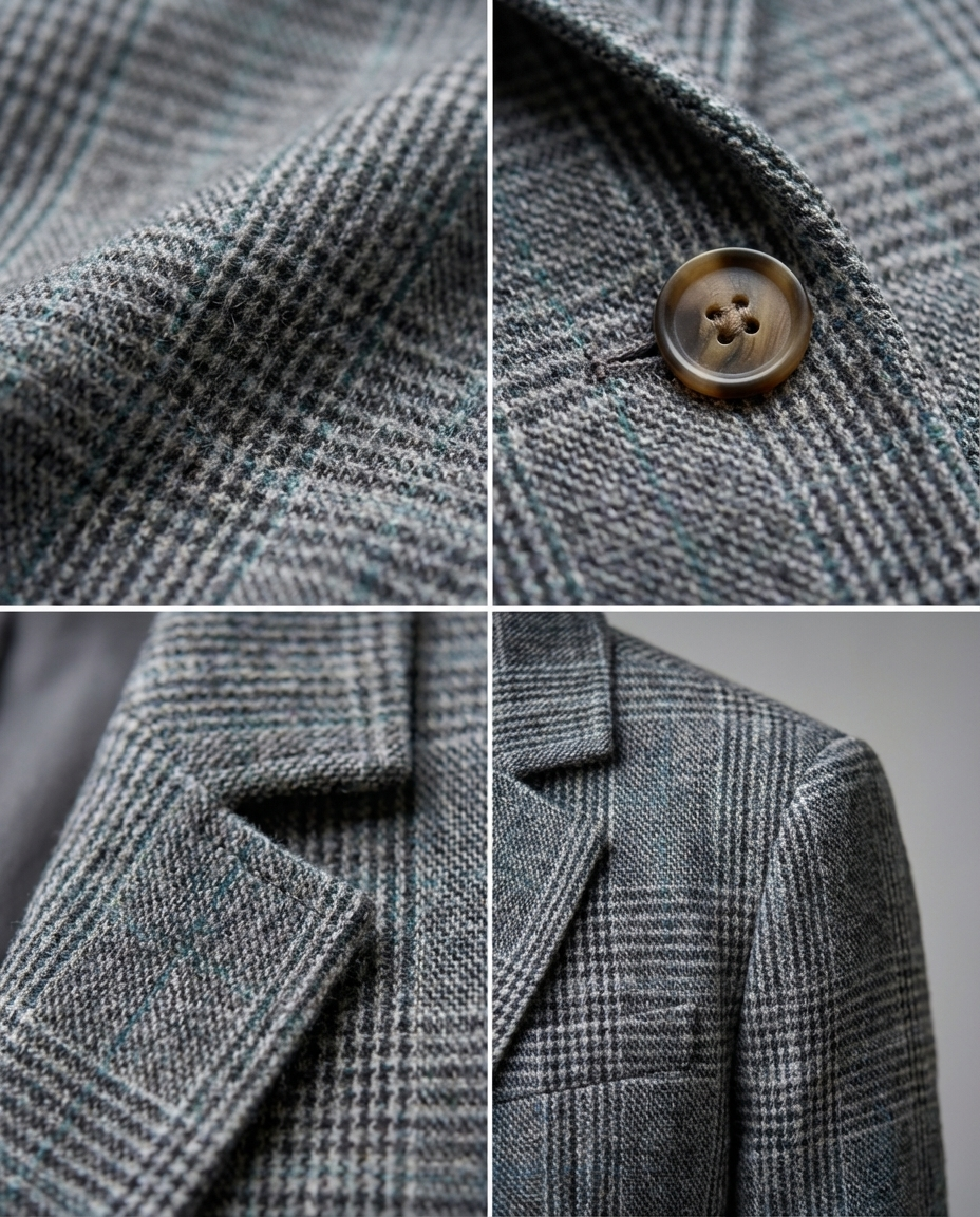 Alicja | Elegante chaqueta de cuadros para Mujer