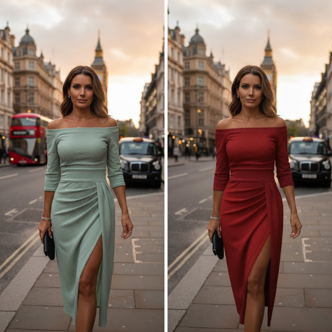 Isabeau | Elegante vestido maxi con cuello halter y ajuste fluido