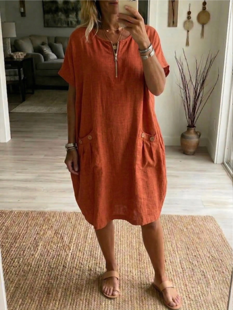 Tessa – Vestido con cremallera para Mujer