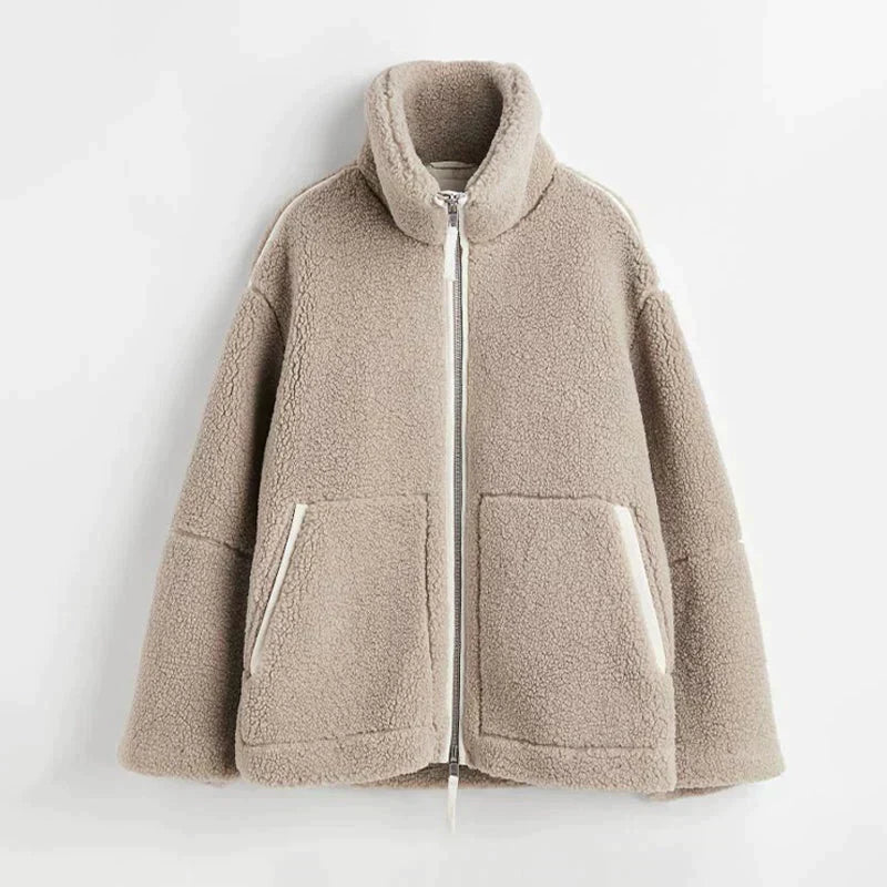 Liora – Chaquetas de peluche oversize