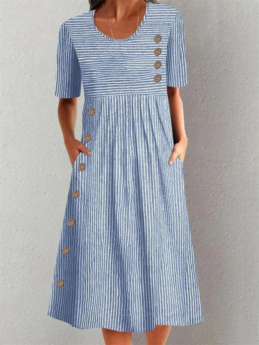 Sofia | Vestido de verano a rayas para Mujer