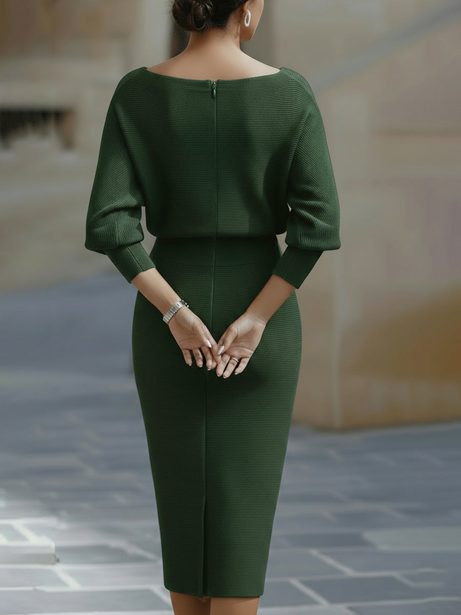 Lydia | Vestido Midi Elegante para el Día a Día para Mulher