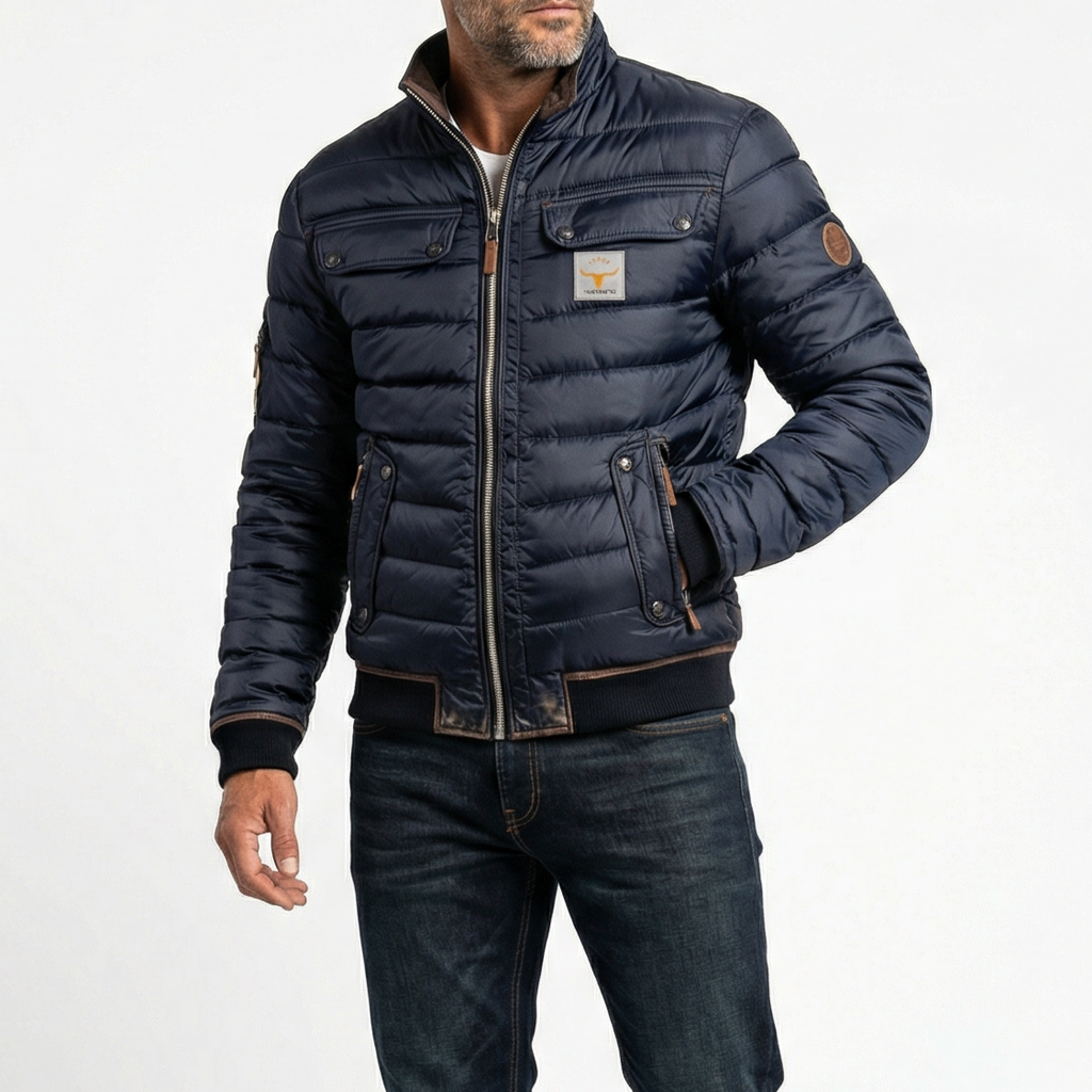 Russell | Chaqueta de temporada intermedia vintage para Hombre