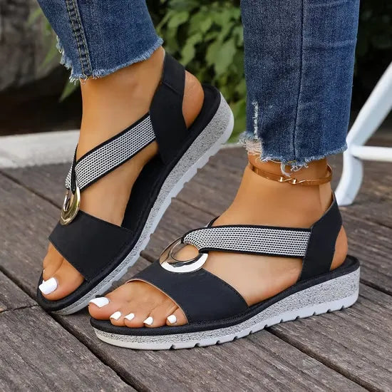 Zéphiriane | Sandalias de Soporte Ajustado Elegante para Mujer