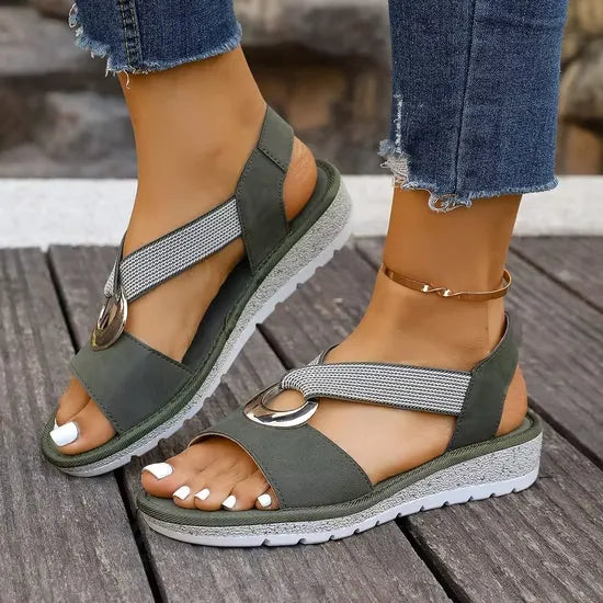 Zéphiriane | Sandalias de Soporte Ajustado Elegante para Mujer