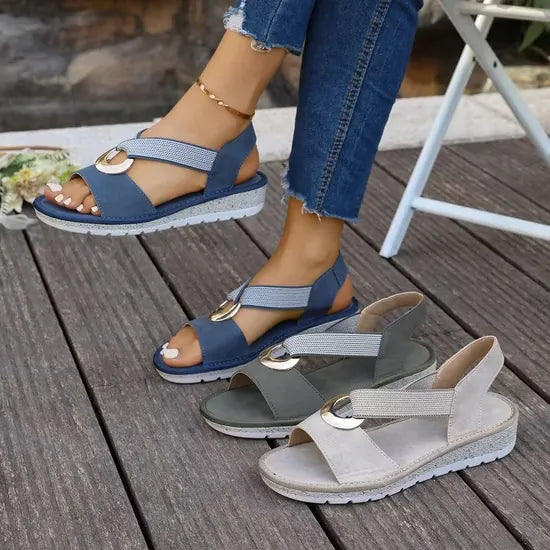 Zéphiriane | Sandalias de Soporte Ajustado Elegante para Mujer