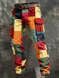 NOA™ | PANTALÓN CARGO HOMBRE PATCHWORK