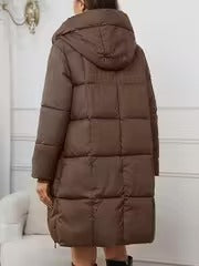 CAMILLA | Elegante abrigo ligero de invierno con capucha