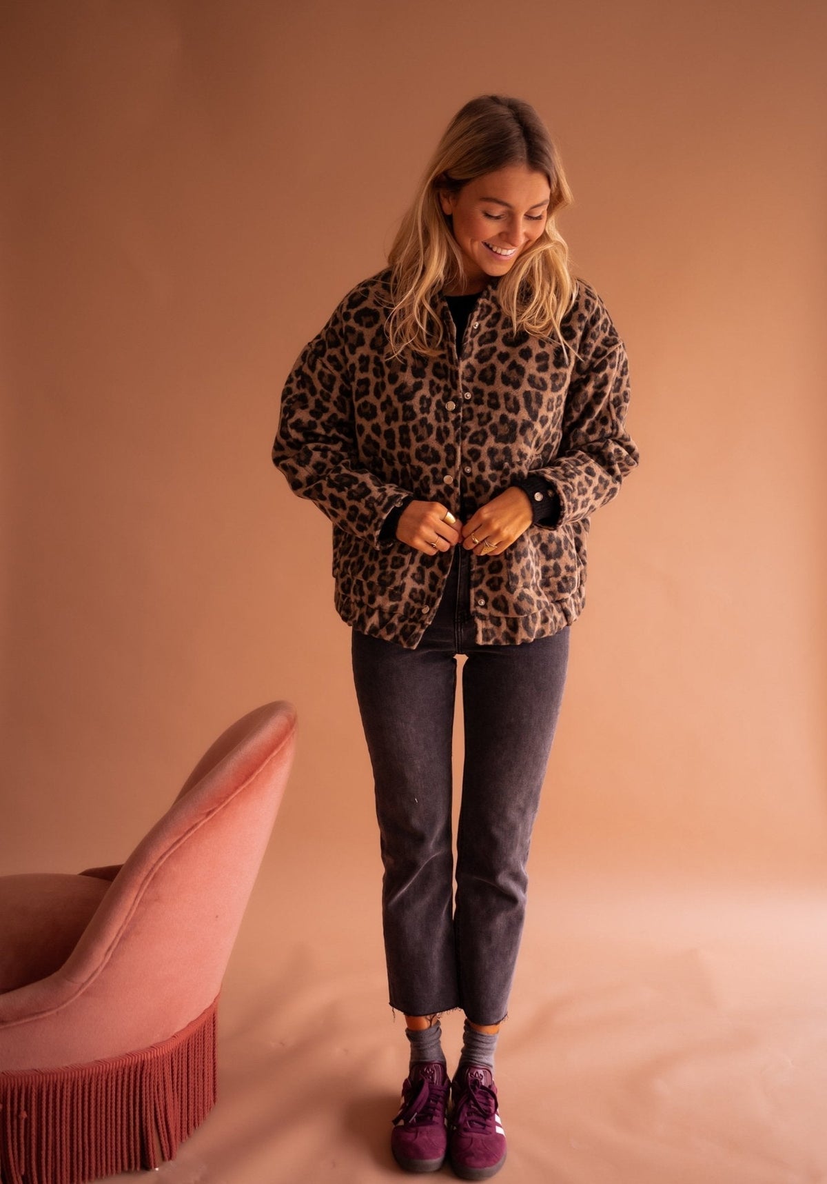 Charlene | Chamarra Leopardo