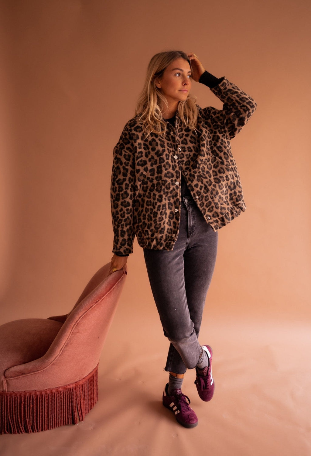 Charlene | Chamarra Leopardo