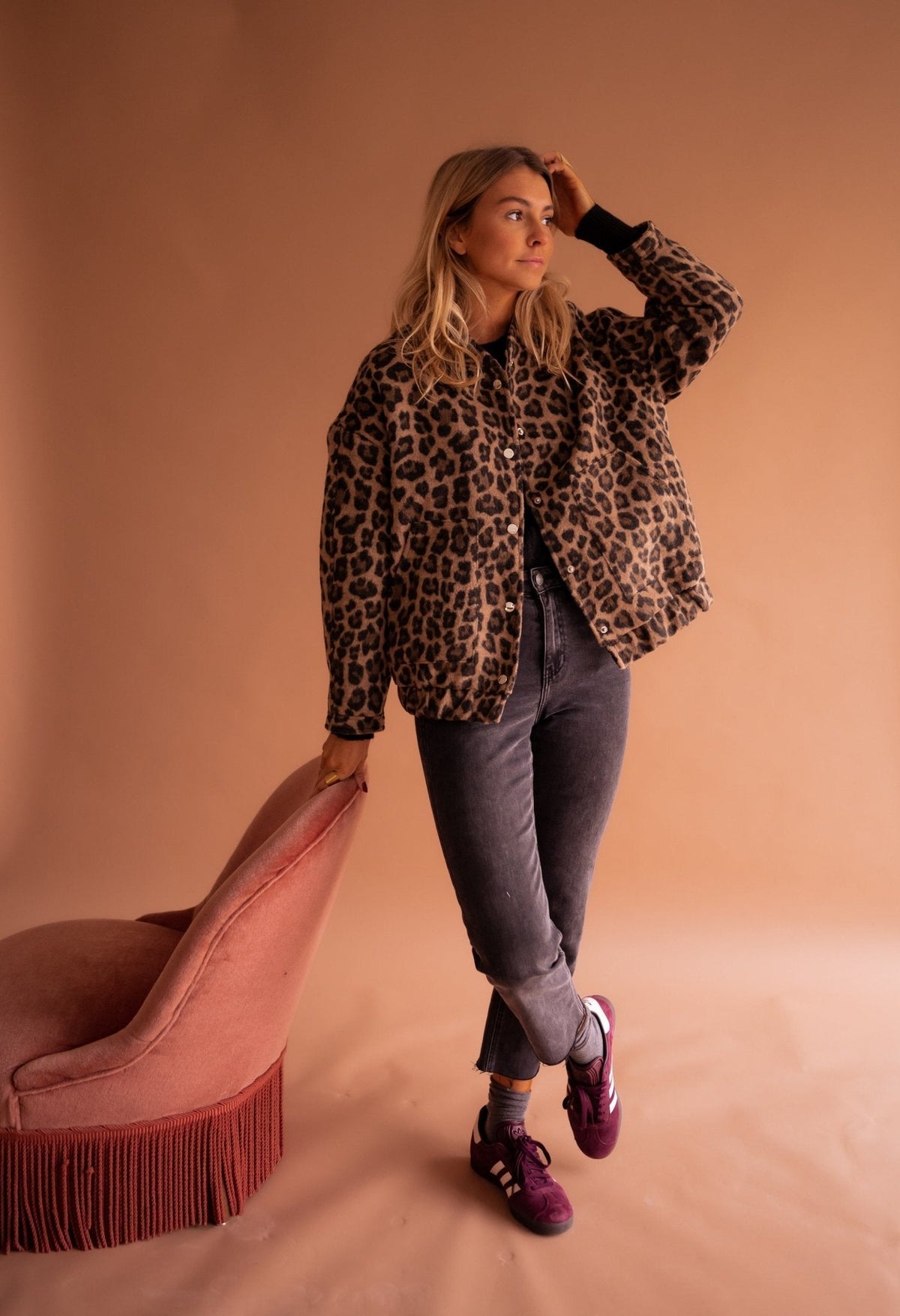 Charlene | Chamarra Leopardo