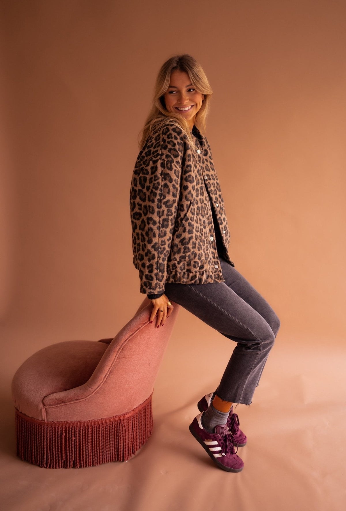 Charlene | Chamarra Leopardo