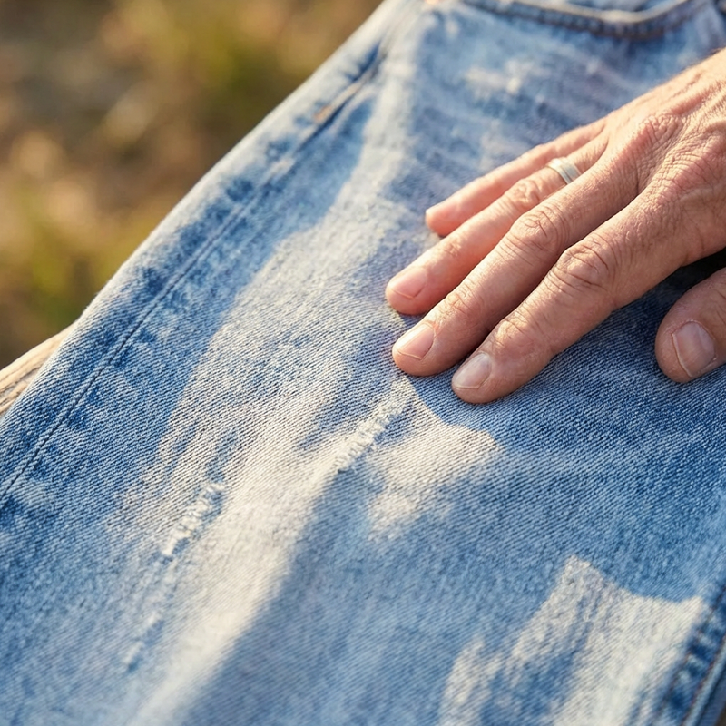 Dina - Pantalones vaqueros rectos cortos retro para mujer